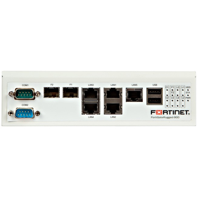 Fortinet FortiGate Rugged 90D Network Security/Firewall Appliance - FGR-90D-BDL-988-12