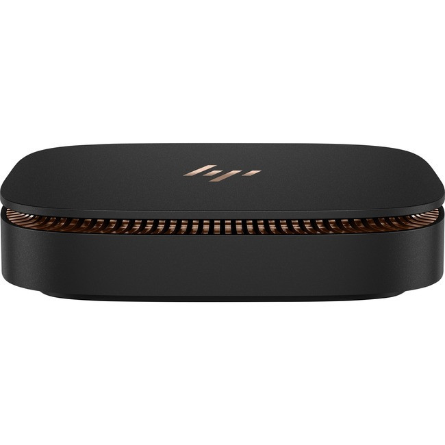 HP Elite Slice G2 Desktop Computer - Core i5 i5-7500T - 8 GB RAM - 128 SSD - Ultra Small - Black - 5UF54UT#ABA