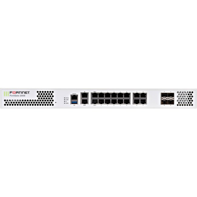 Fortinet FortiGate 200E Network Security/Firewall Appliance - FG-200E-USG-BDL-874-12