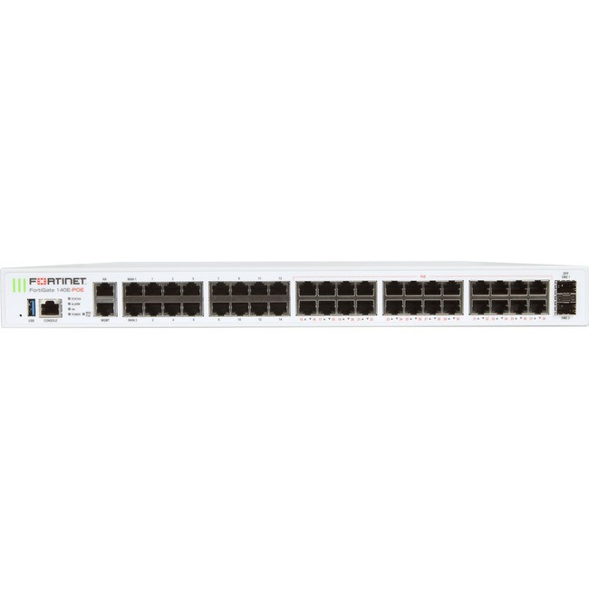 Fortinet FortiGate 140E-POE Network Security/Firewall Appliance - FG-140E-POE-BDL