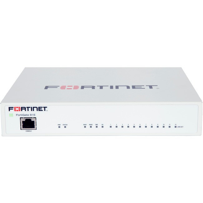Fortinet FortiGate 81E-PoE Network Security/Firewall Appliance - FG-81E-POE-BDL