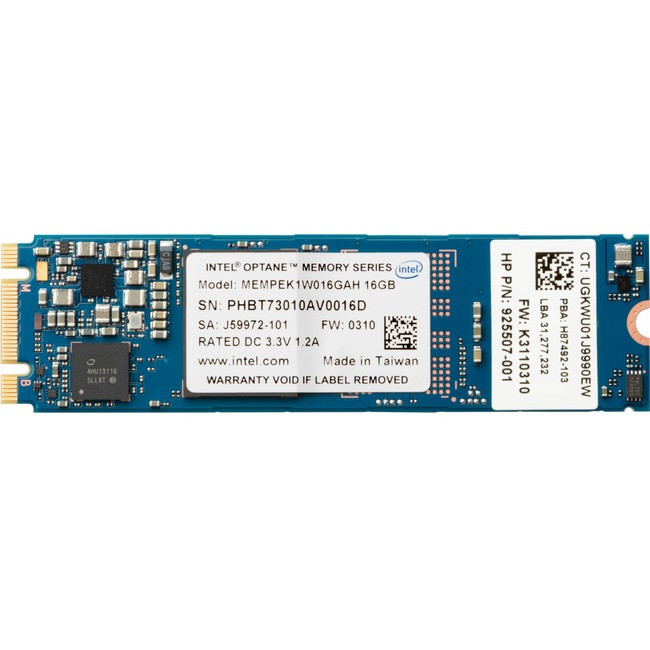 HP Optane 16 GB Solid State Drive - M.2 2280 Internal - PCI Express NVMe (PCI 3.0 x2) - 2EB68AA