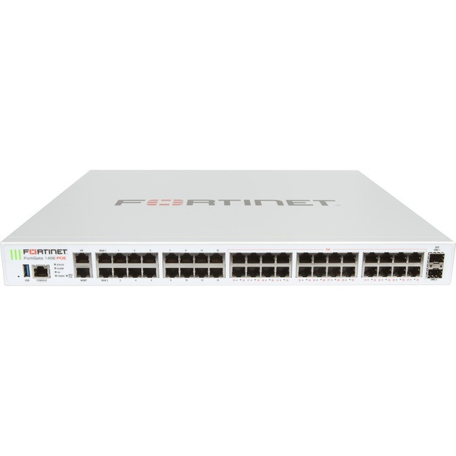 Fortinet FortiGate 140E-POE Network Security/Firewall Appliance - FG-140E-POE