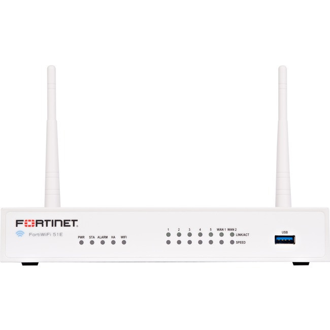 Fortinet FortiWiFi 51E Network Security/Firewall Appliance - FWF-51E-BDL-900-36