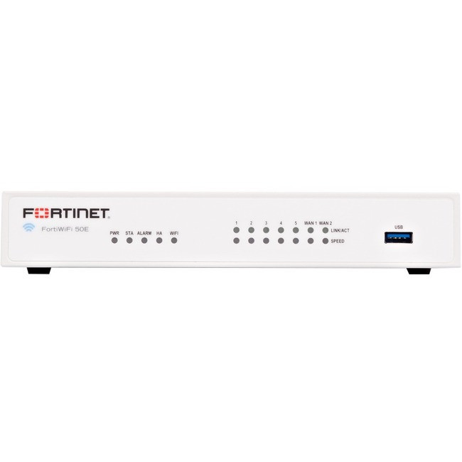 Fortinet FortiWifi 50E Network Security/Firewall Appliance - FWF-50E-BDL-874-60
