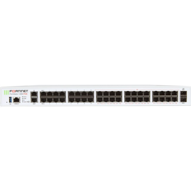 Fortinet FortiGate 140E-POE Network Security/Firewall Appliance - FG-140E-POE-BDL-874-12