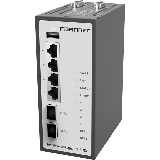 Fortinet FortiGate Rugged 30D Network Security/Firewall Appliance - FGR-30D