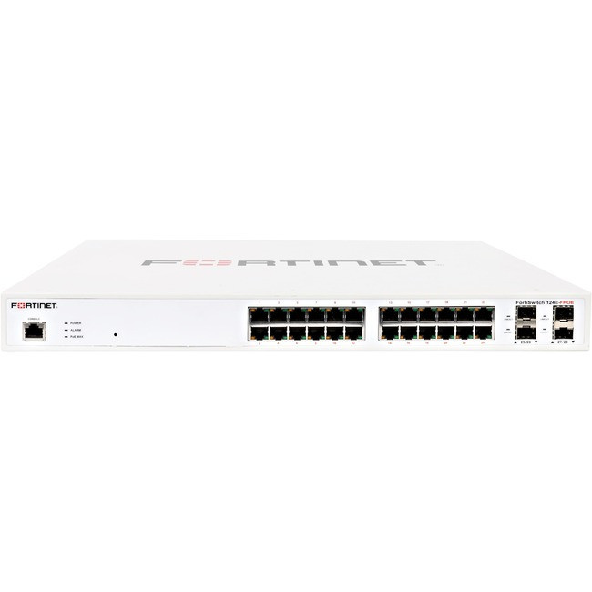 Fortinet FortiSwitch 124E-F-POE Ethernet Switch - FS-124E-FPOE