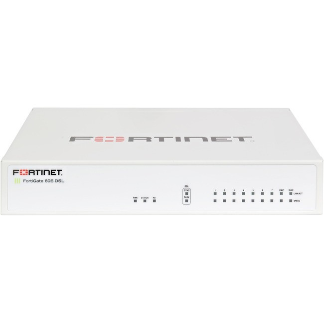 Fortinet FortiGate 60E-DSLJ Network Security/Firewall Appliance - FG-60E-DSLJ-BDL-988-60