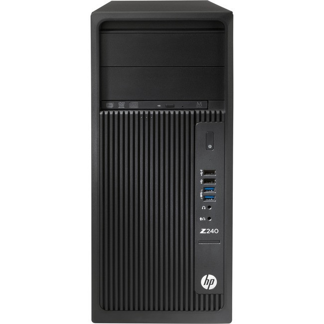 HP Z240 Workstation - 1 - 8 GB RAM - Mini-tower - Black - Y9H92UP#ABA