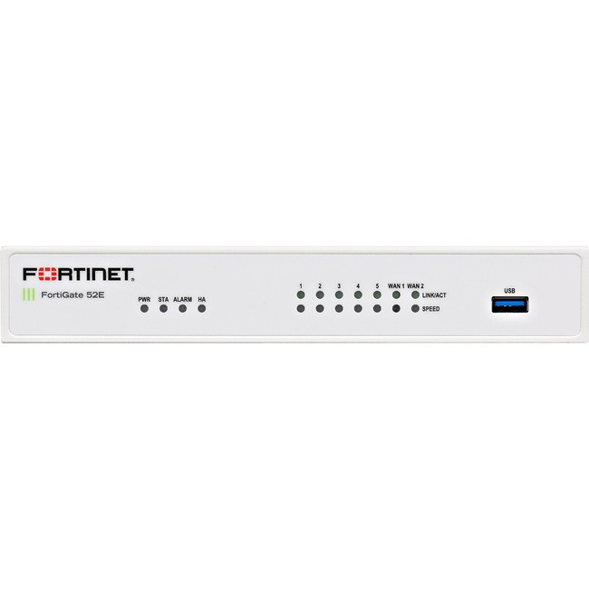 Fortinet FortiGate 52E Network Security/Firewall Appliance - FG-52E-BDL-USG-874-12