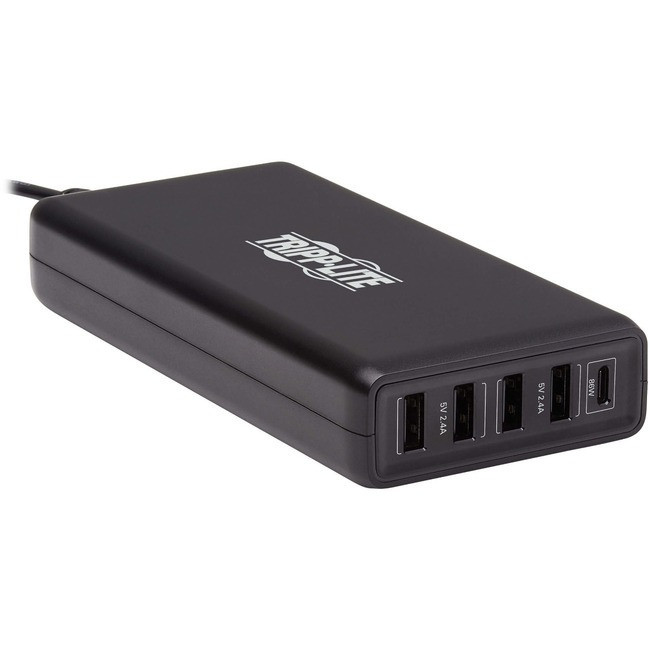 Tripp Lite USB Charging Station 5-Port 4 USB-A, 1 C, Auto Sensing 110W - U280-005-WS4C1