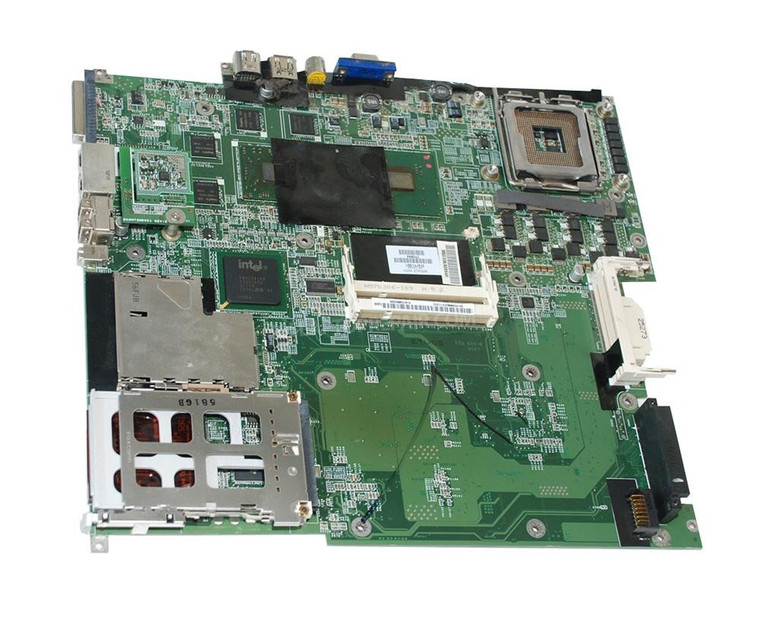 374711-001 - HP System Board (Motherboard) Socket 775 with ATI Radeon X800 256MB Video GPU for ZX8000/ZD8000 Series Notebook