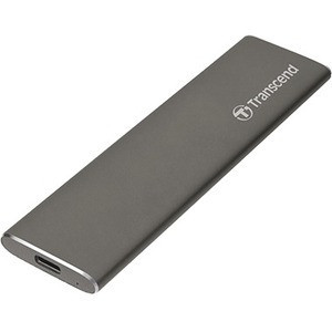 Transcend ESD250C 960 GB Portable Solid State Drive - External - SATA - Space Gray, Titanium - TS960GESD250C