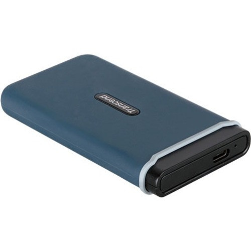 Transcend ESD350C 240 GB Portable Solid State Drive - External - PCI Express - Navy Blue - TS240GESD350C