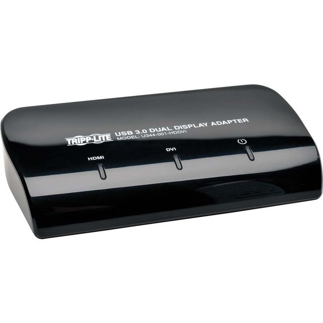 Tripp Lite USB 3.0 SuperSpeed to DVI and HDMI Dual Monitor Video Display Adapter - U344-001-HDDVI