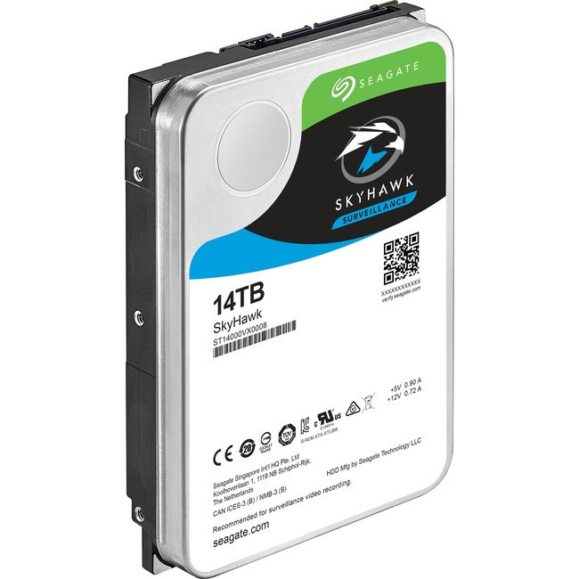 Seagate SkyHawk 14 TB Hard Drive - 3.5" Internal - SATA (SATA/600) - ST14000VX0008