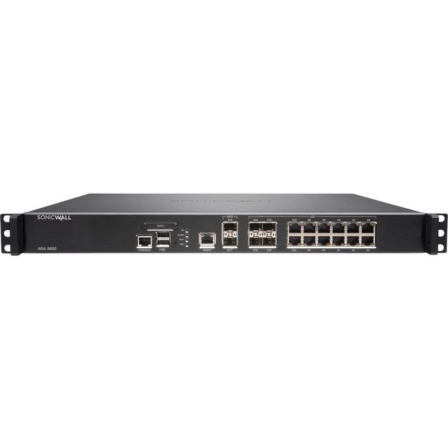 SonicWall NSA 3600 TotalSecure (1-Year) - 01-SSC-3853