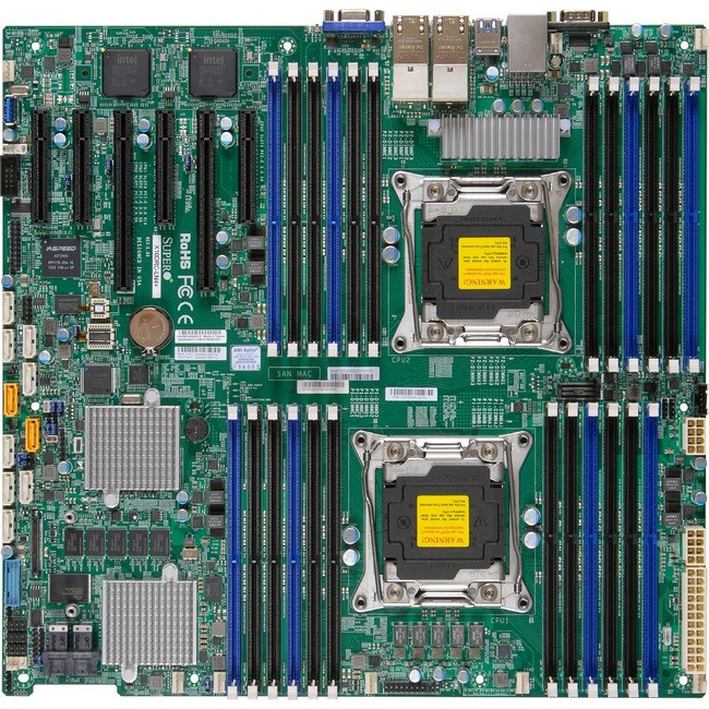Supermicro X10DRC-T4+ Server Motherboard - Intel Chipset - Socket LGA 2011-v3 - MBD-X10DRC-T4+-O