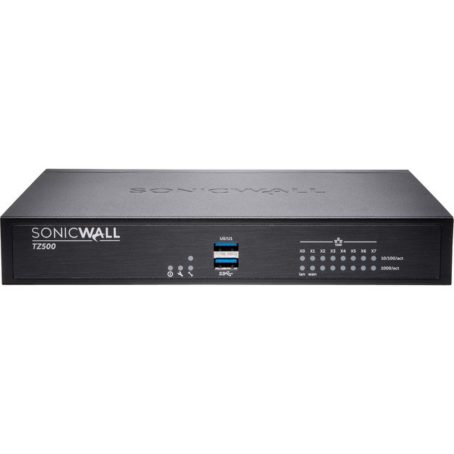 SonicWall TZ500 Network Security/Firewall Appliance - 01-SSC-0445