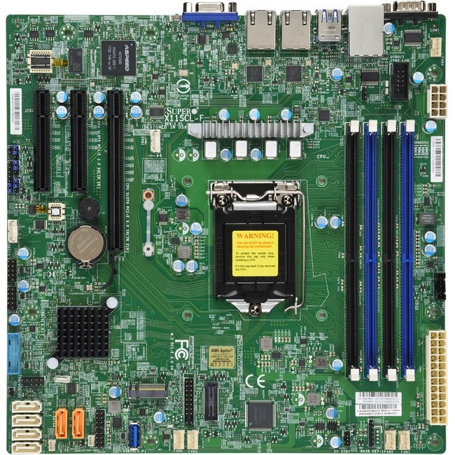 Supermicro X11SCL-F Server Motherboard - Intel Chipset - Socket H4 LGA-1151 - MBD-X11SCL-F-O