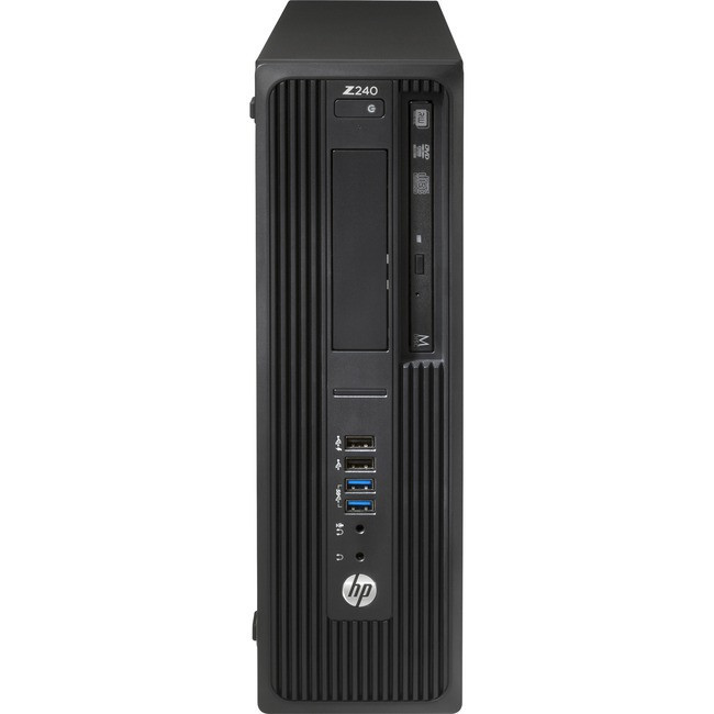 HP Z240 Workstation - 1 x Xeon E3-1245 v5 - 8 GB RAM - 256 SSD - Small Form Factor - Black - Z8S59UP#ABA