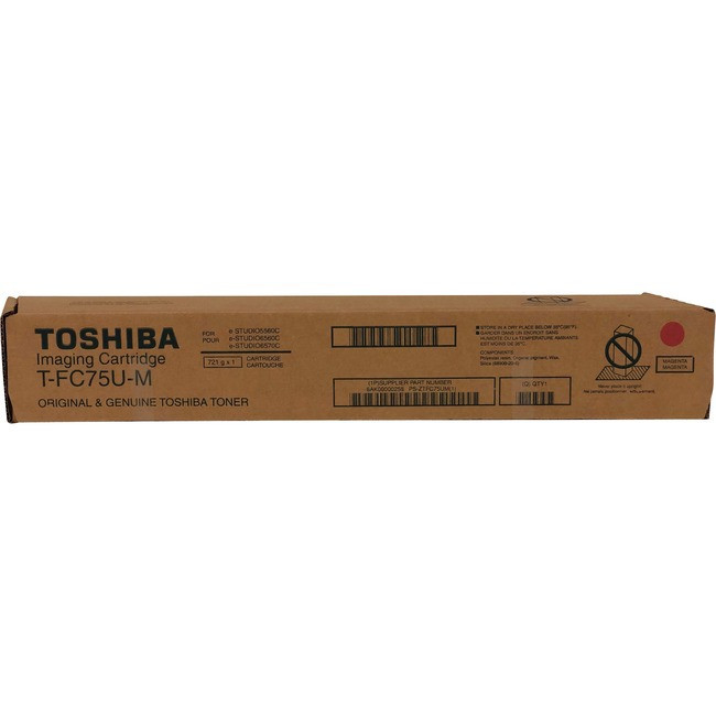 Toshiba Toner Cartridge - Magenta - TFC75UM