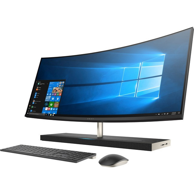 HP ENVY Curved 34-b100 34-b110 All-in-One Computer - Core i7 i7-8700T - 16 GB RAM - 1 TB HDD - 256 - 3LB85AA#ABA