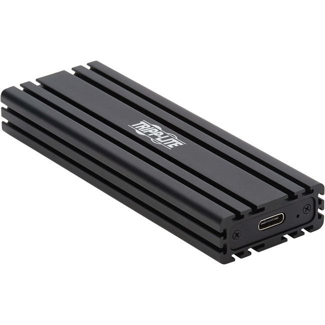 Tripp Lite USB C to M.2 NVMe SSD M-Key Enclosure Adapter 3.1 Gen 2 UASP Black - U457-1M2-NVMEG2