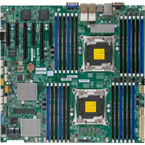 Supermicro X10DRi-T4+ Server Motherboard - Intel Chipset - Socket LGA 2011-v3 - MBD-X10DRI-T4+-B