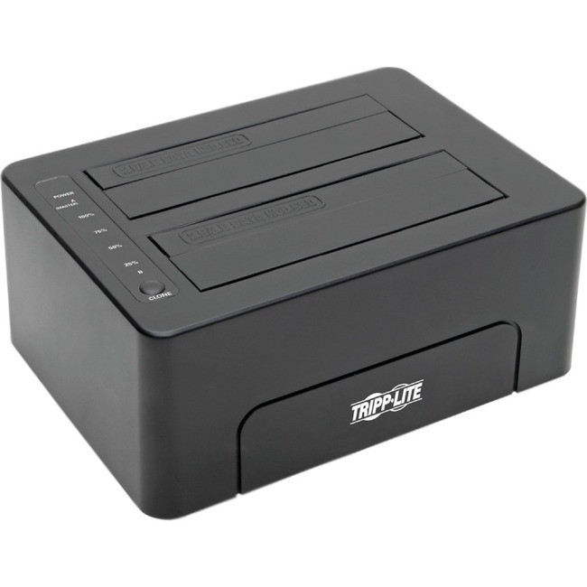 Tripp Lite USB C to Dual SATA Quick Dock 2.5/3.5in HDD/SDD 3.1 10 Gbps - U439-002-CG2