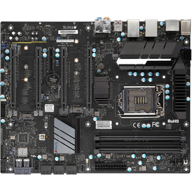 Supermicro C7Z270-PG Desktop Motherboard - Intel Chipset - Socket H4 LGA-1151 - MBD-C7Z270-PG-O