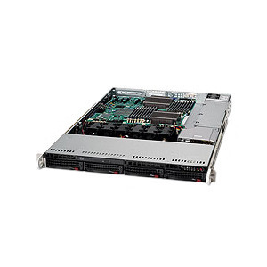 Supermicro SuperServer 6016T-6F Barebone System - 1U Rack-mountable - Intel 5520 Chipset - Socket B - SYS-6016T-6F