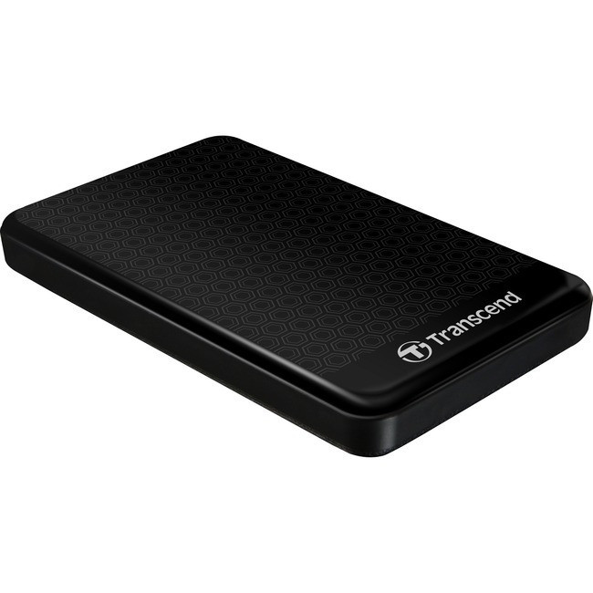 Transcend StoreJet 25A3 2 TB Portable Hard Drive - 2.5" External - SATA - Black - TS2TSJ25A3K
