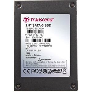 Transcend 64 GB Solid State Drive - 2.5" Internal - SATA (SATA/600) - TS64GSSD420I