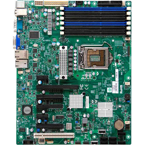 Supermicro X8SIA-F Desktop Motherboard - Intel Chipset - Socket H LGA-1156 - MBD-X8SIA-F-B
