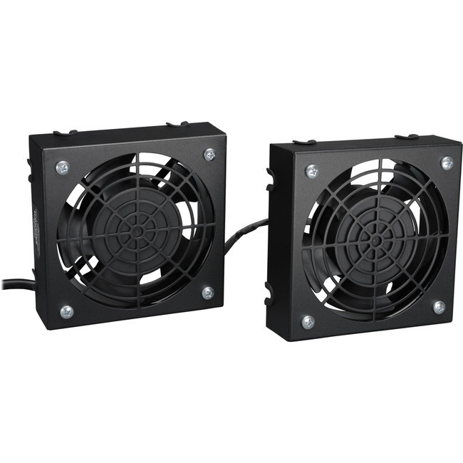 Tripp Lite Wallmount Rack Enclosure Cooling Roof Fan Kit 120V 5-15P - SRFANWM