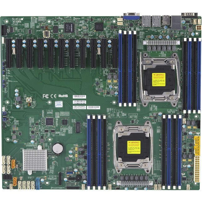 Supermicro X10DRX Server Motherboard - Intel Chipset - Socket LGA 2011-v3 - MBD-X10DRX-B