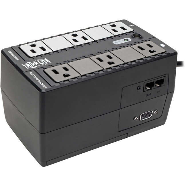 Tripp Lite UPS 350VA 210W Desktop Battery Back Up Compact 120V DB9 RJ11 PC 50/60Hz - INTERNET350SER