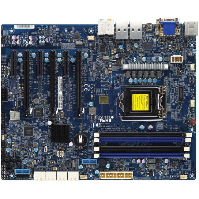 Supermicro C7Z87-OCE Desktop Motherboard - Intel Chipset - Socket H3 LGA-1150 - MBD-C7Z87-OCE-O
