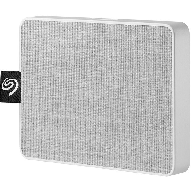 Seagate One Touch STJE500402 500 GB Portable Solid State Drive - 2.5" External - White - STJE500402