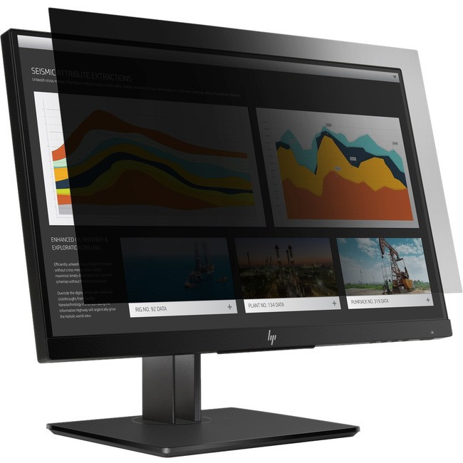 Targus 4Vu Privacy Screen for HP EliteDisplay E223 and Z22n G2, Landscape Clear - AST050GLZ