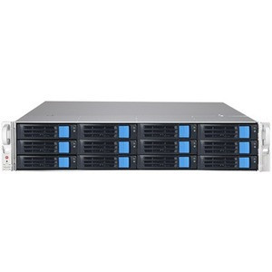 Sans Digital EliteNAS EN212L12-2U 12 Bay 12G SAS/6G SATA Hardware RAID 6 NAS+iSCSI Server - KT-EN212L12