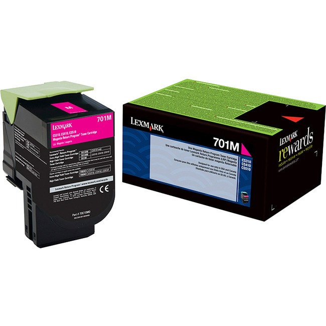 Lexmark Unison 701M Toner Cartridge - 70C10M0