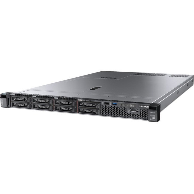 Lenovo ThinkSystem SR570 7Y03A01PNA 1U Rack Server - 1 x Xeon Silver 4108 - 16 GB RAM HDD SSD - 7Y03A01PNA