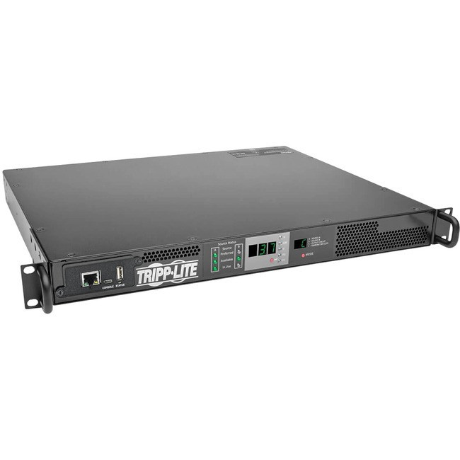 Tripp Lite PDU Monitored Horizontal 3.7KW 230V ATS IEC309 16A 1U Rackmount - PDUMNH16HVAT