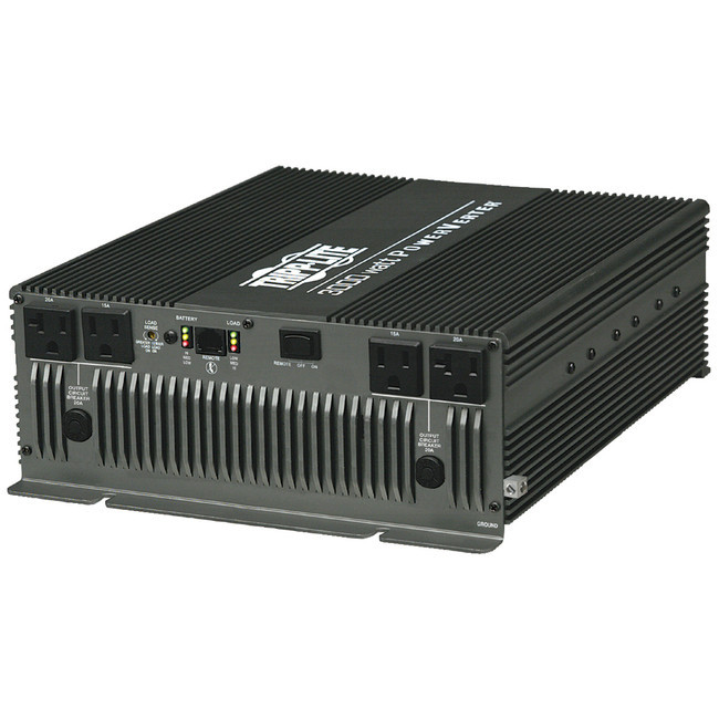 Tripp Lite Compact Inverter 3000W 12V Dc to 120V AC 4 Outlets 2x 5-15R 5-20R - PV3000HF