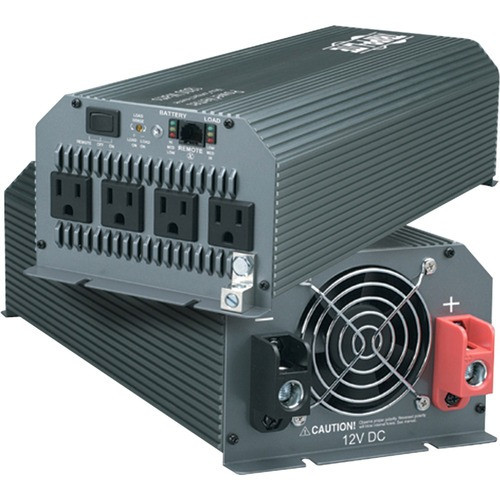 Tripp Lite Compact Inverter 1000W 12V DC to 120V AC 4 Outlets 5-15R - PV1000HF