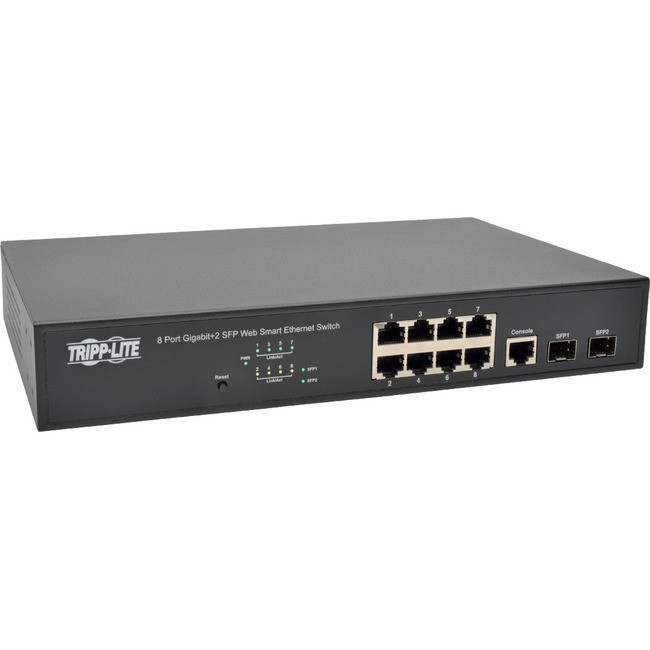 Tripp Lite 8-Port Gigabit Ethernet Switch L2 Managed SFP 10/100/1000Mbps - NGS8C2