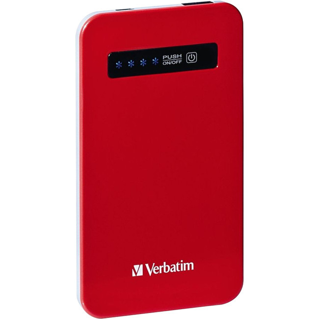 Verbatim Ultra-Slim Power Pack, 4200mAh - Red - 98453